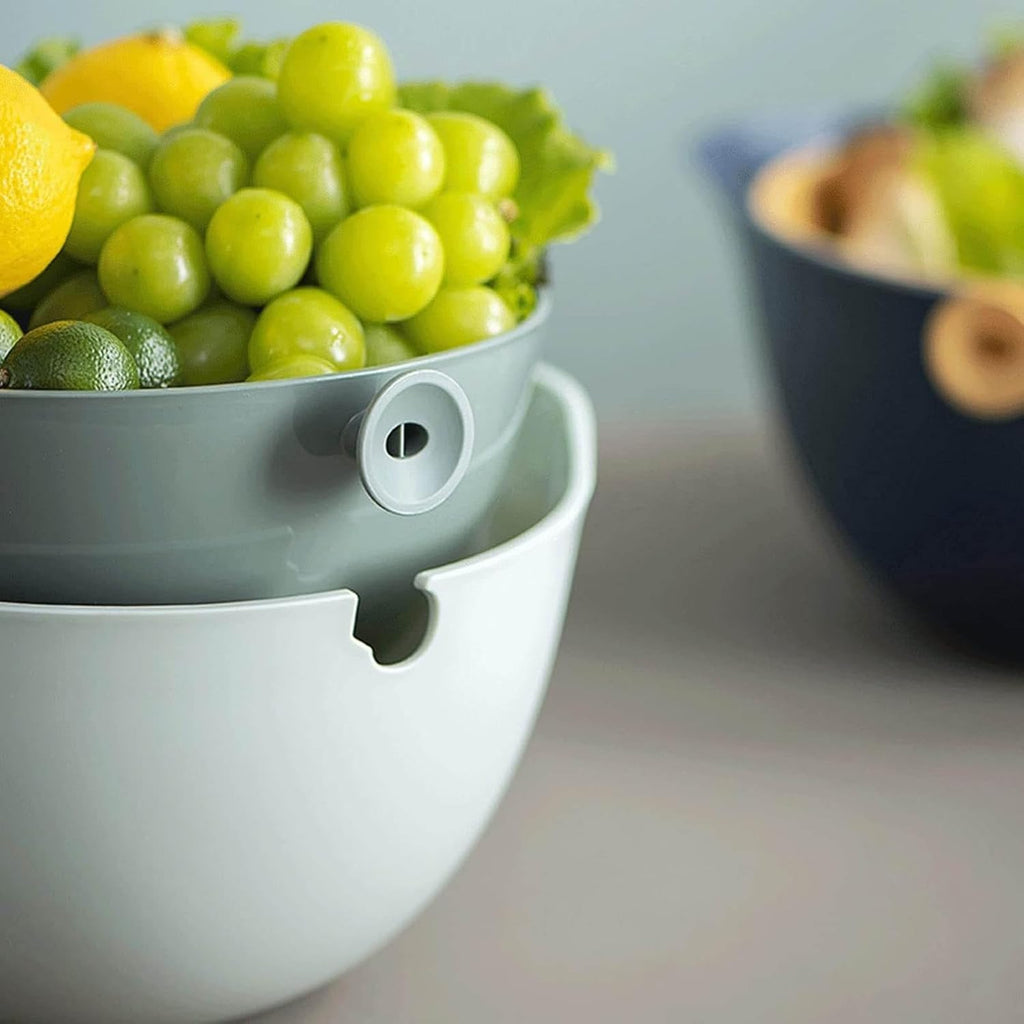 💥Clearance Sale Last 50 Left - 2 in 1 Kitchen Colander Rotating Washing Basket